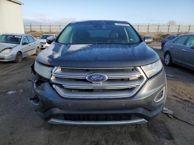 2FMPK4K97HBB42556 - 2017 FORD EDGE TITANIUM GRAY photo 5