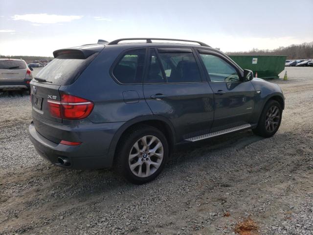 5UXZV4C53BL400299 - 2011 BMW X5 XDRIVE35I GRAY photo 3