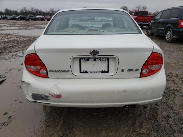 JN1CA31A61T319179 - 2001 NISSAN MAXIMA GXE WHITE photo 6