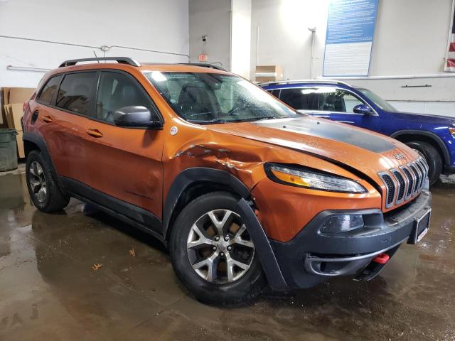 1C4PJMBS5FW511453 - 2015 JEEP CHEROKEE TRAILHAWK ORANGE photo 4