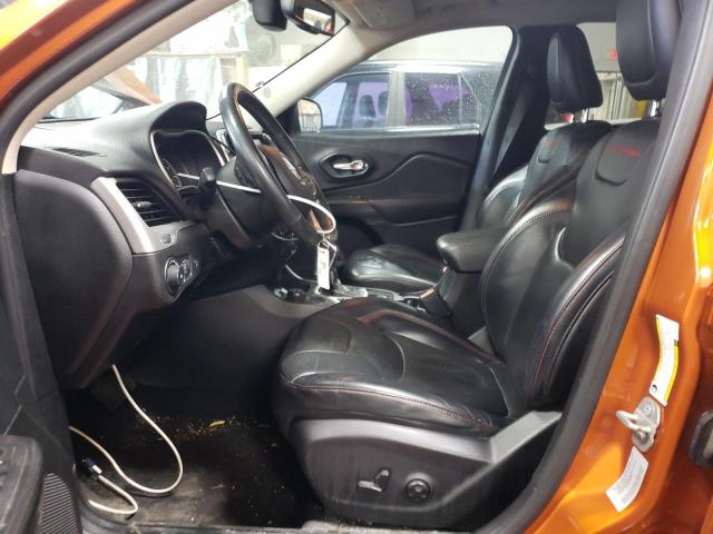 1C4PJMBS5FW511453 - 2015 JEEP CHEROKEE TRAILHAWK ნარინჯისფერი ფოტო 7