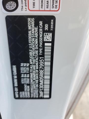 3MF13DM05R8E79951 - 2024 BMW M2 WHITE photo 12