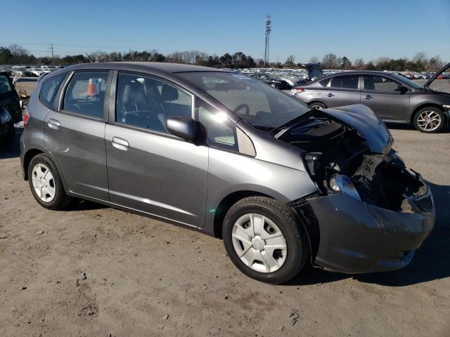 JHMGE8H31DC075922 - 2013 HONDA FIT GRAY photo 4