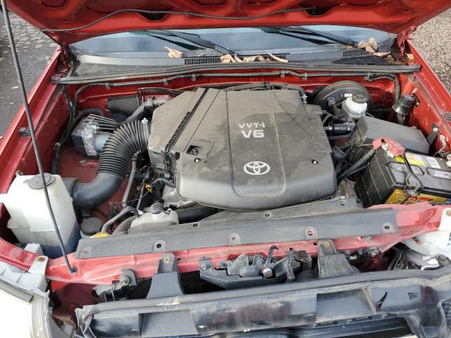 3TMJU4GN9BM115679 - 2011 TOYOTA TACOMA DOUBLE CAB PRERUNNER RED photo 11