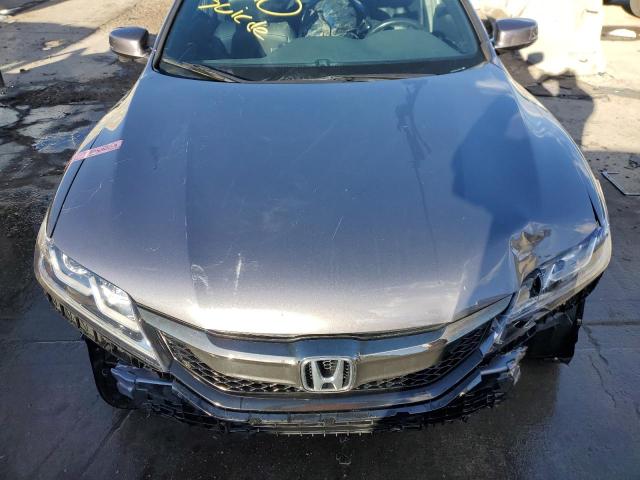 1HGCT2B88GA005343 - 2016 HONDA ACCORD EXL GRAY photo 11