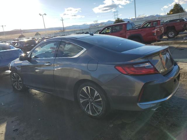 1HGCT2B88GA005343 - 2016 HONDA ACCORD EXL GRAY photo 2