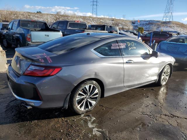 1HGCT2B88GA005343 - 2016 HONDA ACCORD EXL GRAY photo 3