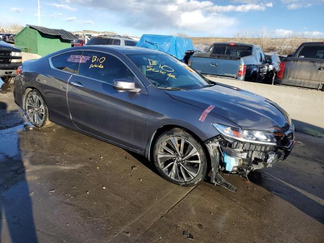 1HGCT2B88GA005343 - 2016 HONDA ACCORD EXL GRAY photo 4