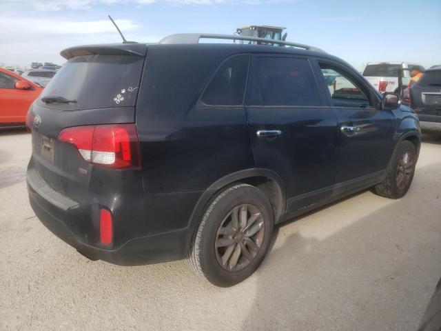 5XYKT3A64EG512334 - 2014 KIA SORENTO LX BLACK photo 3