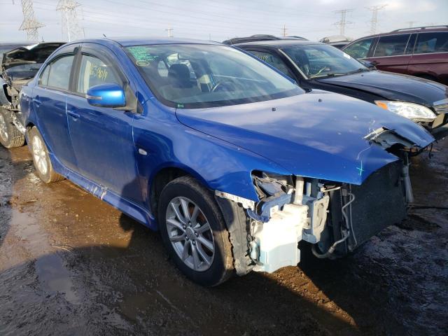 JA32U2FU9GU006366 - 2016 MITSUBISHI LANCER ES BLUE photo 4