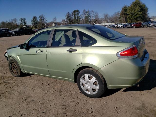 1FAHP34N08W157998 - 2008 FORD FOCUS S/SE GREEN photo 2