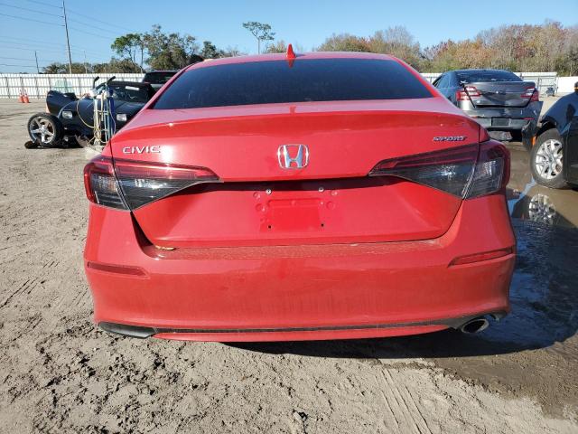 2HGFE2F57NH527757 - 2022 HONDA CIVIC SPORT RED photo 6