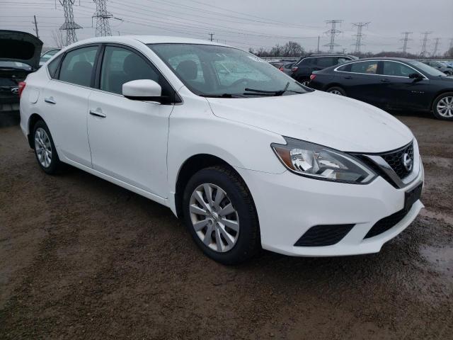 3N1AB7AP6HY338901 - 2017 NISSAN SENTRA S WHITE photo 4