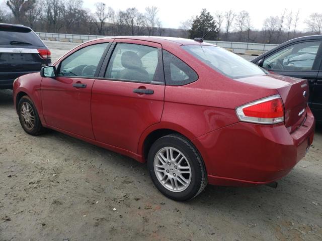 1FAHP3FN2BW111562 - 2011 FORD FOCUS SE RED photo 2