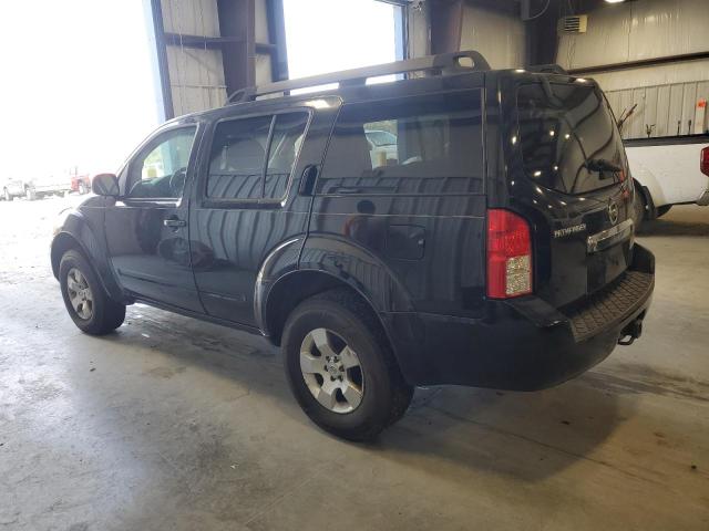 5N1AR18B18C647423 - 2008 NISSAN PATHFINDER S BLACK photo 2