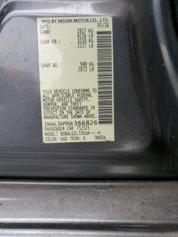 1N4AL3AP9GN366826 - 2016 NISSAN ALTIMA 2.5 GRAY photo 13