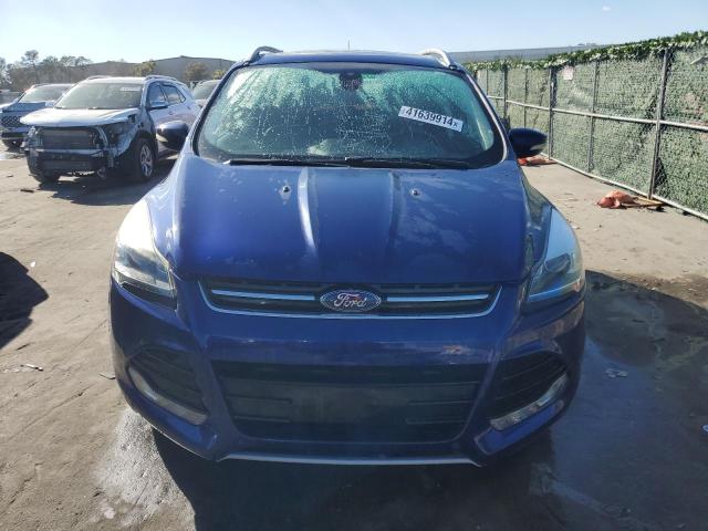 1FMCU0JX2FUC03255 - 2015 FORD ESCAPE TITANIUM BLUE photo 5