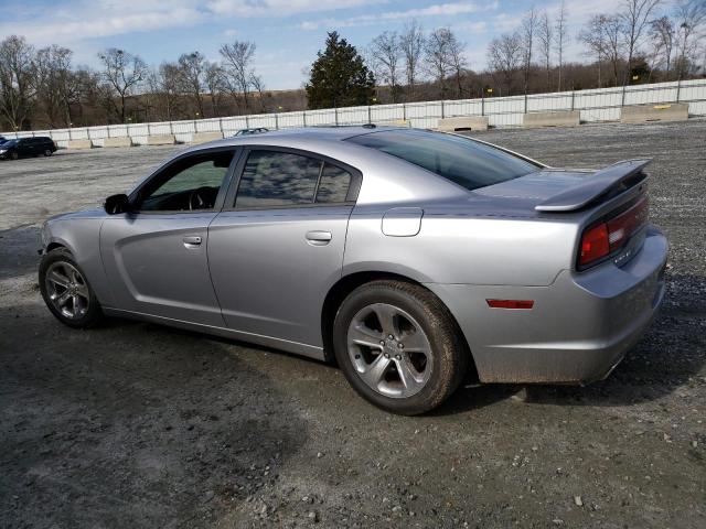 2C3CDXHG4DH706695 - 2013 DODGE CHARGER SXT SILVER photo 2