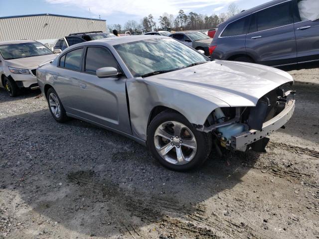 2C3CDXHG4DH706695 - 2013 DODGE CHARGER SXT SILVER photo 4