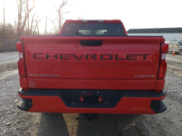 1GCPYBEK5NZ228365 - 2022 CHEVROLET SILVERADO K1500 CUSTOM RED photo 6