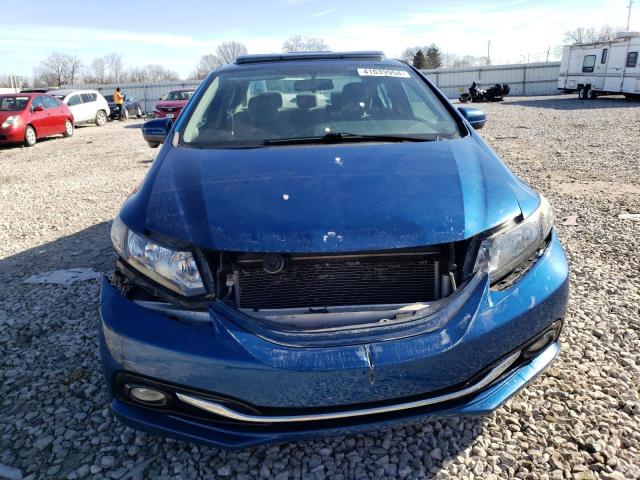 2HGFB2F97FH504038 - 2015 HONDA CIVIC EXL ლურჯი ფოტო 5