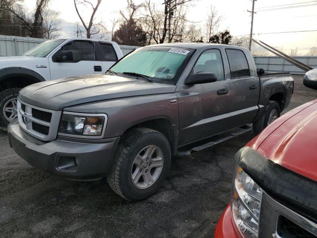 1D7HW38PX9S778155 - 2009 DODGE DAKOTA SXT GRAY photo 1