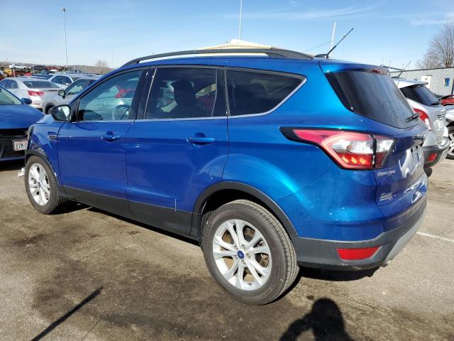 1FMCU0GD3JUB39555 - 2018 FORD ESCAPE SE BLUE photo 2