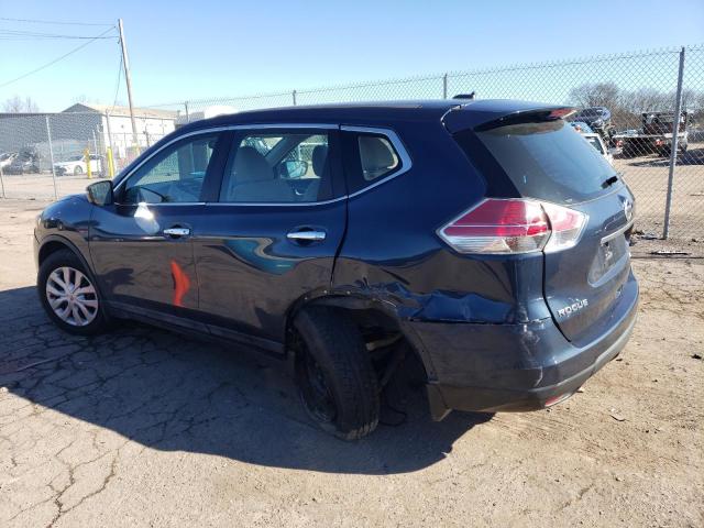 5N1AT2MVXFC855076 - 2015 NISSAN ROGUE S BLUE photo 2