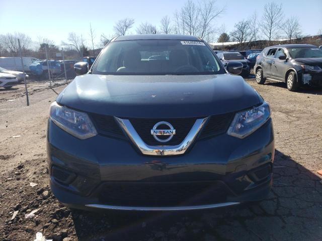 5N1AT2MVXFC855076 - 2015 NISSAN ROGUE S BLUE photo 5