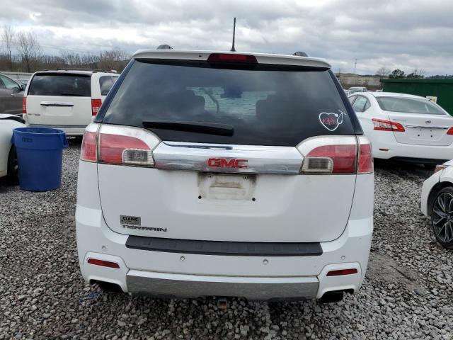 2GKFLUE37E6154560 - 2014 GMC TERRAIN DENALI WHITE photo 6