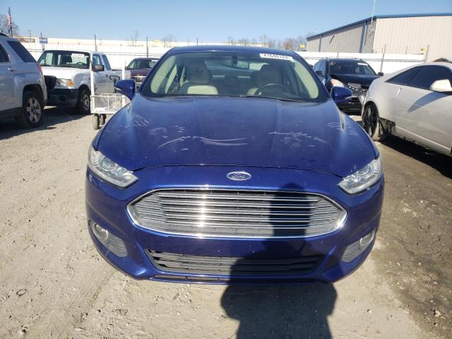 1FA6P0HD2E5399295 - 2014 FORD FUSION SE BLUE photo 5