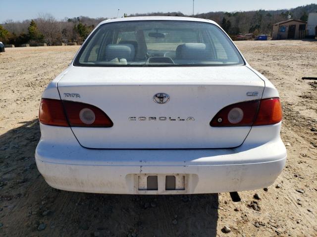 1NXBR12E81Z487323 - 2001 TOYOTA COROLLA CE WHITE photo 6