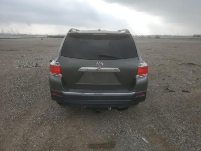 5TDZK3EH1CS071792 - 2012 TOYOTA HIGHLANDER BASE GREEN photo 6