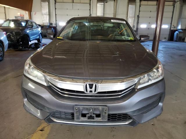 1HGCR2F30HA251107 - 2017 HONDA ACCORD LX GRAY photo 5