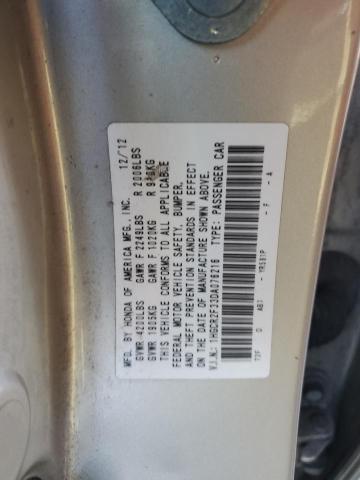 1HGCR2F33DA076216 - 2013 HONDA ACCORD LX SILVER photo 13