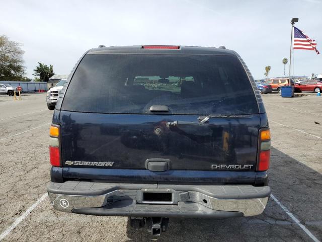 1GNEC16Z56J174083 - 2006 CHEVROLET SUBURBAN C1500 BLUE photo 6