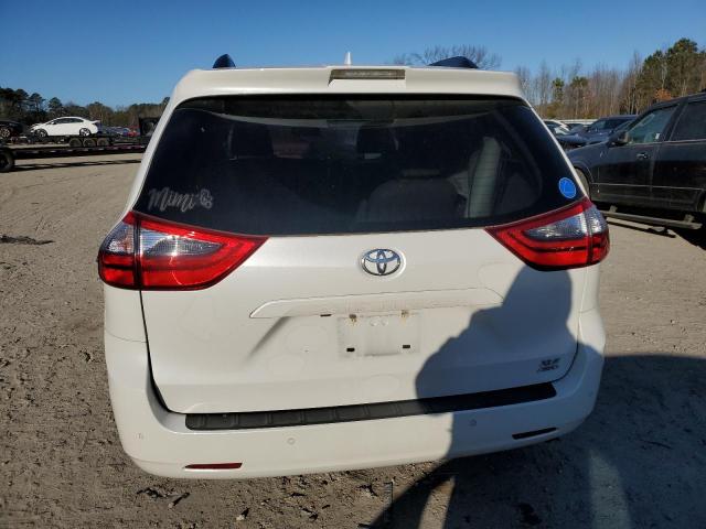 5TDDZ3DCXLS251428 - 2020 TOYOTA SIENNA XLE WHITE photo 6