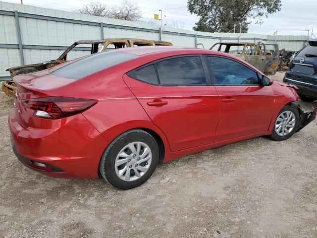 5NPD74LF7LH607492 - 2020 HYUNDAI ELANTRA SE RED photo 3