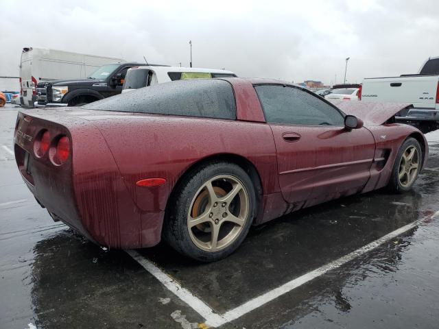 1G1YY22G835118962 - 2003 CHEVROLET CORVETTE BURGUNDY photo 3