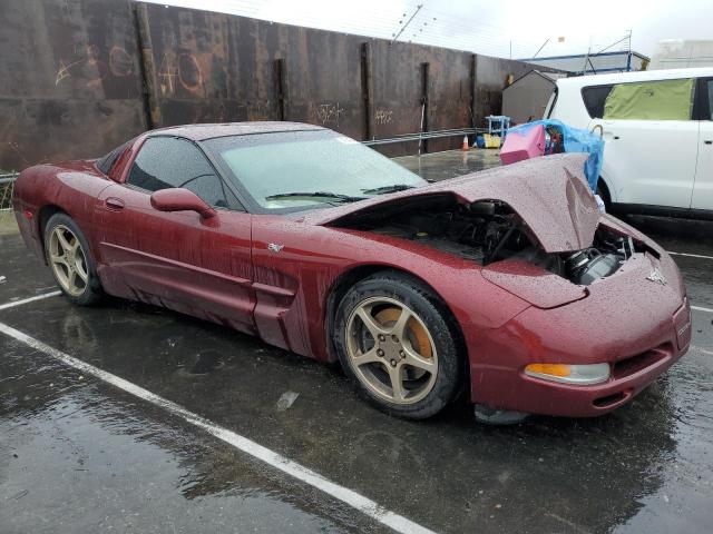 1G1YY22G835118962 - 2003 CHEVROLET CORVETTE BURGUNDY photo 4