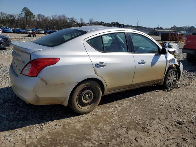 3N1CN7AP5EL839271 - 2014 NISSAN VERSA S SILVER photo 3