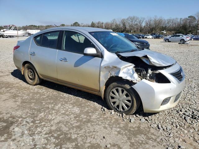 3N1CN7AP5EL839271 - 2014 NISSAN VERSA S SILVER photo 4