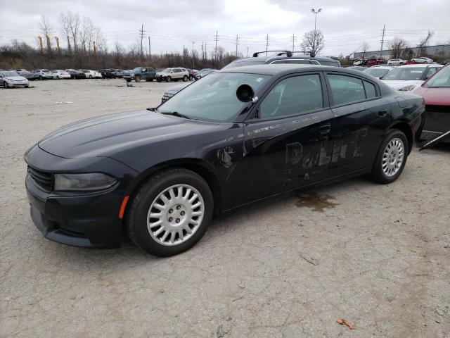 2C3CDXKTXKH622593 - 2019 DODGE CHARGER POLICE BLACK photo 1