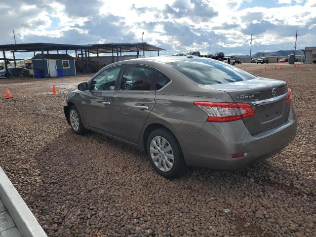 3N1AB7AP4FL673679 - 2015 NISSAN SENTRA S GRAY photo 2