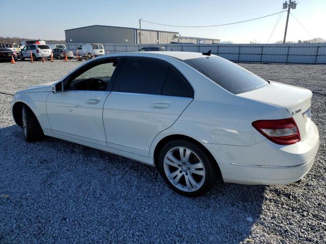 WDDGF5EB8BR158904 - 2011 MERCEDES-BENZ C 300 WHITE photo 2