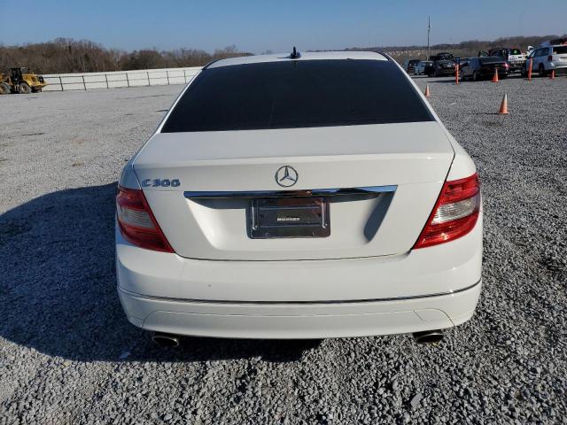 WDDGF5EB8BR158904 - 2011 MERCEDES-BENZ C 300 WHITE photo 6