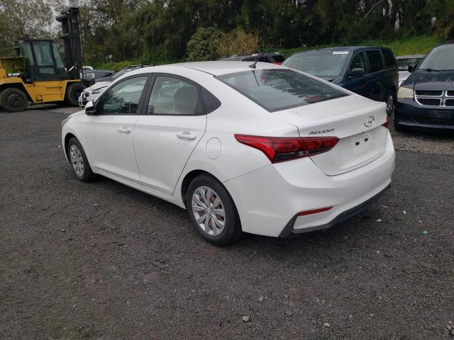 3KPC24A3XKE057372 - 2019 HYUNDAI ACCENT SE WHITE photo 2