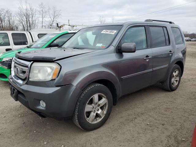 5FNYF4H57BB093189 - 2011 HONDA PILOT EXL GRAY photo 1