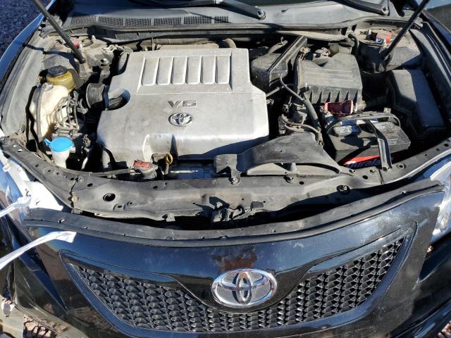 4T1BK46K99U582197 - 2009 TOYOTA CAMRY SE BLACK photo 11