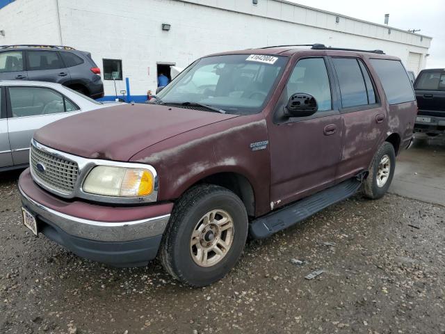 1FMRU15L91LB60233 - 2001 FORD EXPEDITION XLT BURGUNDY photo 1